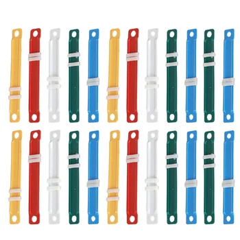 

100 Pcs Loose-leaf Clips Paper Fasteners Plastic Binding Clips File Folders Notebook Office Stationery Storage Supplies