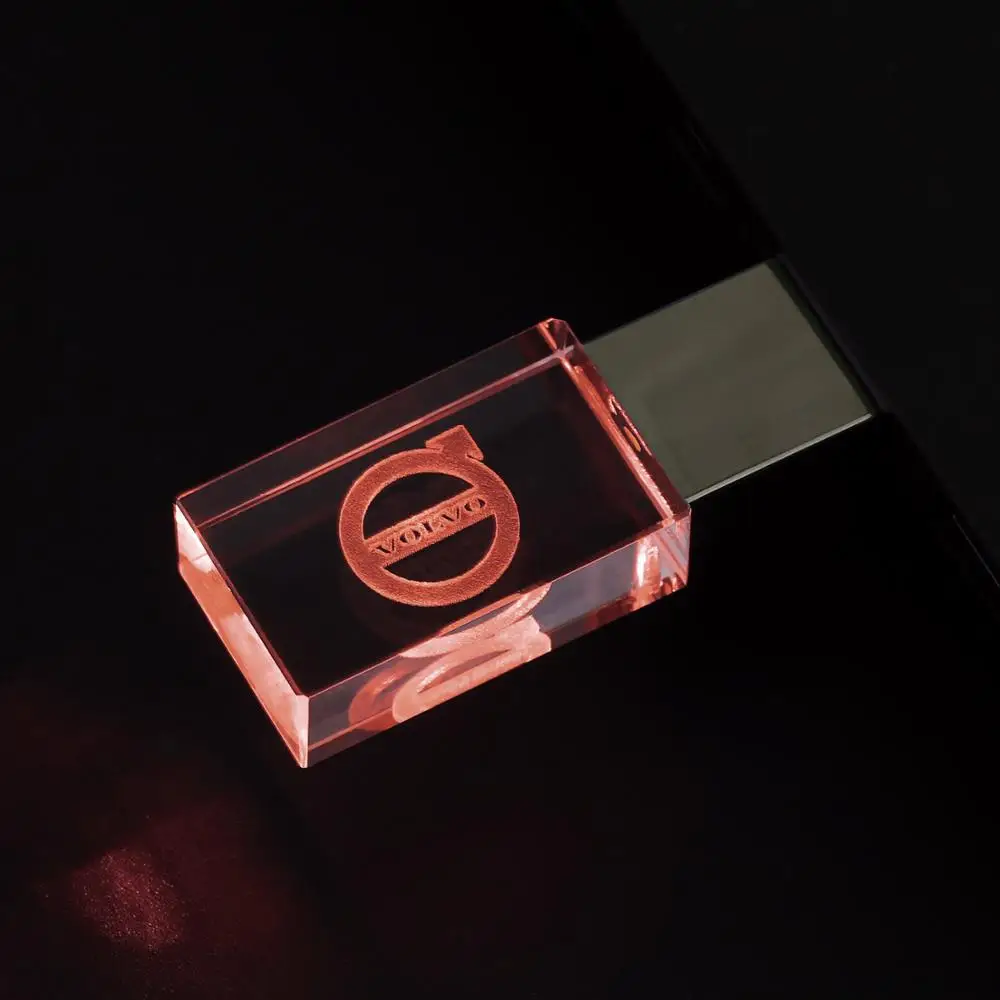 red JASTERUSB2.0 Автомобильный логотип флэш-память кристалл карта памяти, Флеш накопитель 4 ГБ 8 ГБ 16 ГБ 32 ГБ 64 Гб 128 ГБ U диск подарок - Цвет: red