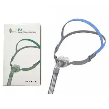 

1Set P2 Nasal Pillows CPAP Sleep Mask with Headgear S/M/L Different Size Suitable For Sleep Snoring Apnea Devices
