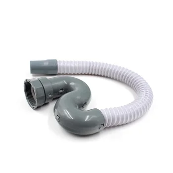 

Kitchen Basin Single Drain Pipe Single Trough Water Down-flow Pipe S Bend Deodorant Drains Kitchen Sink Water Fitting Odor-proof