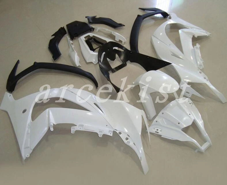 

Injection Mold Motorcycle New ABS Fairings kit Fit For kawasaki Ninja ZX-10R ZX10R 2011 2012 2013 2014 2015 11 12 13 14 15 Custom Pearl white
