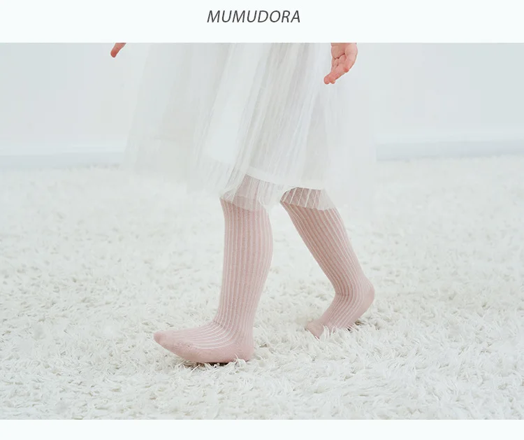 Baby Stuff Leggings Mesh Sucking Thin Baby Pantyhose Big PP girls Leggings Spring Summer Baby One-piece Ribbed Stockings