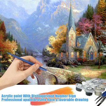 

DIY Painting By Numbers Kit Coloring By Numbers Picture By Numbers Home Decors juguetes brinquedos zabawki игрушки антистресс