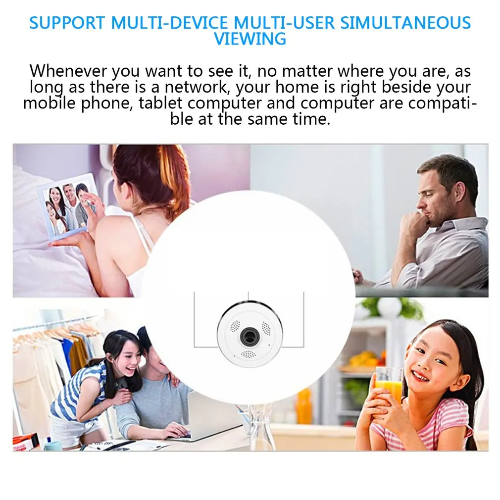 

V380 Smart Wireless Dome Camera Network Surveillance Camera Outdoor Waterproof Outdoor Remote Wifi Alarm Monitor