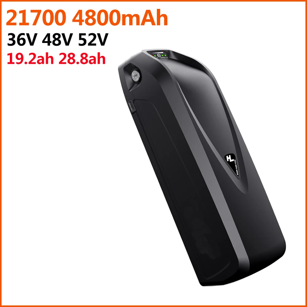 21700 eBike Battery Hailong 48V 20Ah 52V 19.2Ah 36V Electric Bicycle Batteries for 1500W 1000W 750W 500W 350W 8Fun Motor | Спорт и