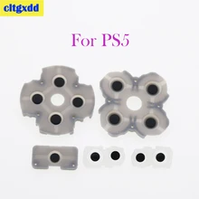 

cltgxdd 100sets Silicone Conductive Rubber Adhesive Button Pad Keypads Silicone Buttons Dpad controller rubber for ps5 con