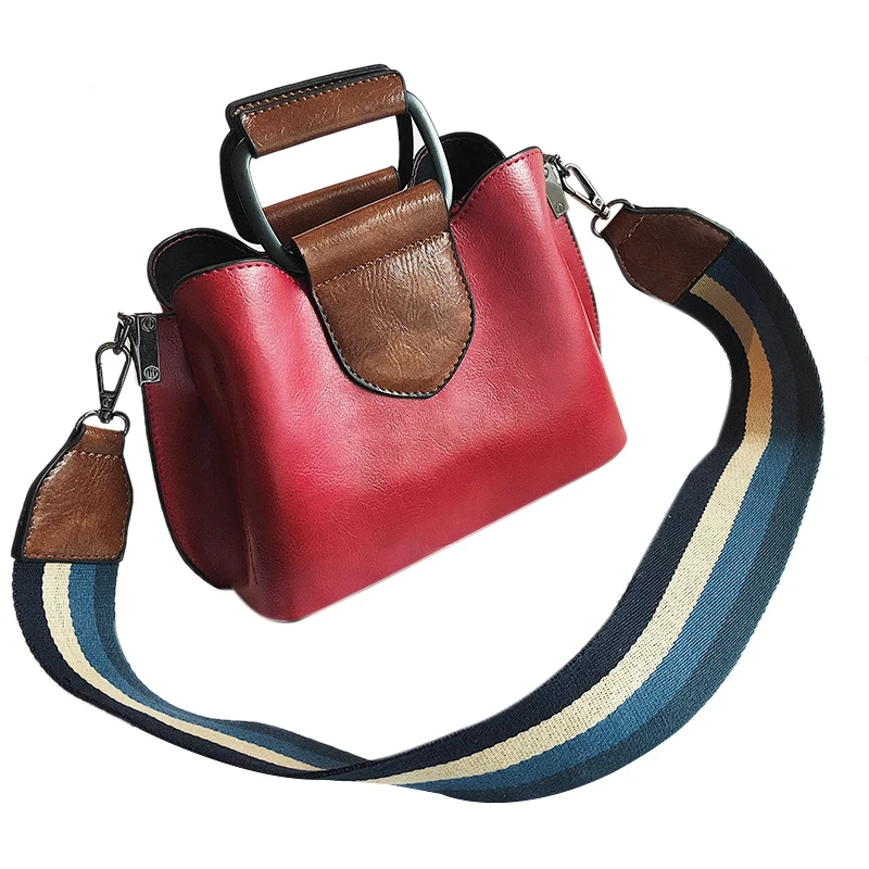 Red Сумки из искусственной кожи, женские сумки, сумки через плечо, модные сумки через плечо - Цвет: Red