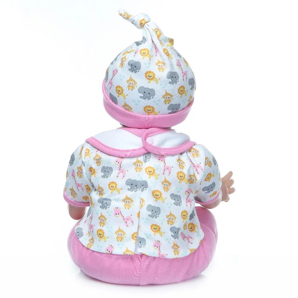 NPK 55 см мягкие силиконовые куклы Reborn Baby, детская живая кукла как настоящая Boneca Bebes Реалистичная настоящая Девочка Кукла Reborn подарки на день рождения