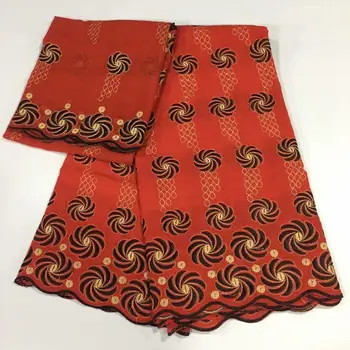 

african lace fabric red swiss voile lace in switzerland tissu dentelle sewing materials nigerian lace fabric 7yard