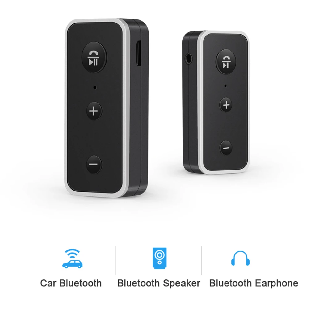 Мини Bluetooth 4,2 аудио приемник Поддержка Hands-free Звонки A2DP Стерео шумоподавление 3,5 мм Aux адаптер