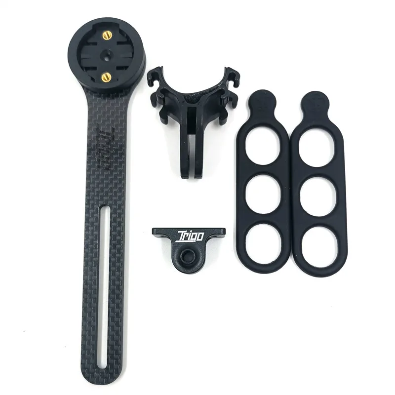 Garmin Trigo карбоновое компьютерное крепление для интегрированного руля Garmin 1000 I gps порт Wahoo Bryton гигантский руль спереди gps Держатель - Цвет: Garmin