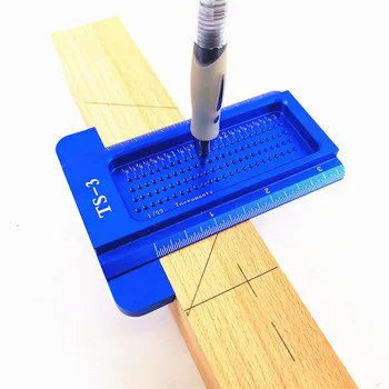 

Woodworking Scribe Mark Line Gauge Precision T-Type Ruler Square Layout Miter Gauge Measuring Gauging Carpenter