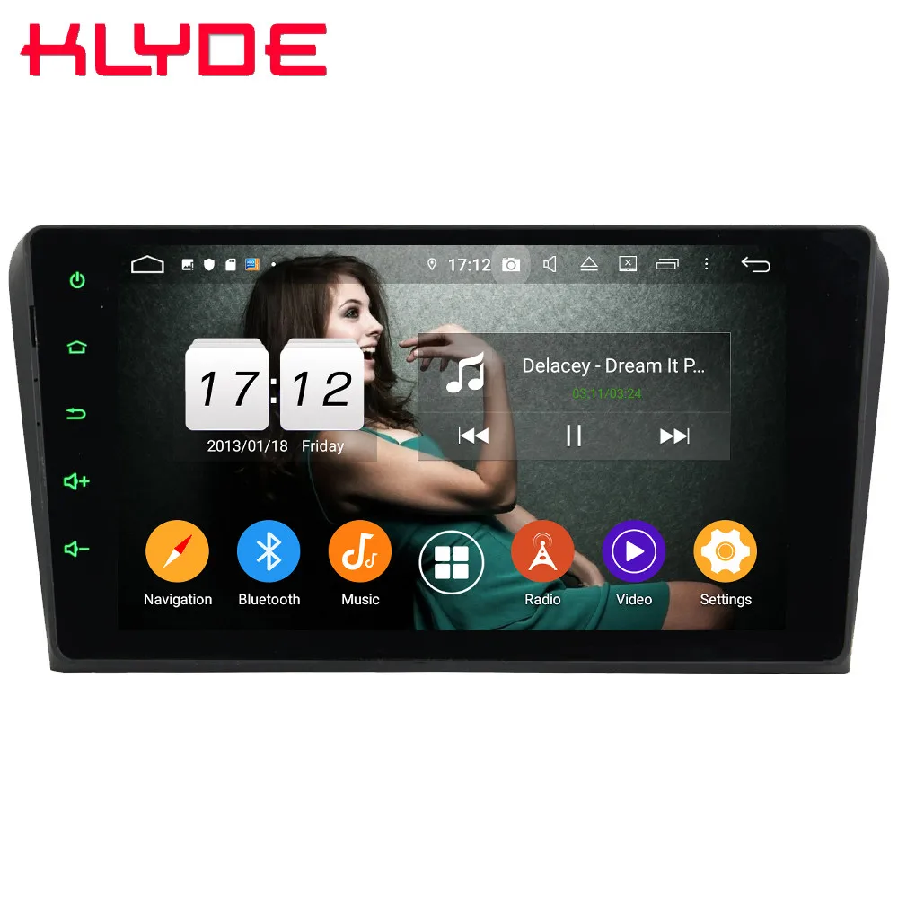 Klyde " ips 4G wifi Android 9 Восьмиядерный 4 Гб ОЗУ 64 Гб ПЗУ DSP автомобильный DVD мультимедийный плеер радио gps ГЛОНАСС для Mazda 3 2004-2009