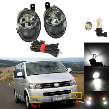 

For VW Transporter Multivan T5 Facelift Before T6 2010 2011 2012 2013 2014 2015 Front Bumper LED Fog Lamp Fog Light Wire