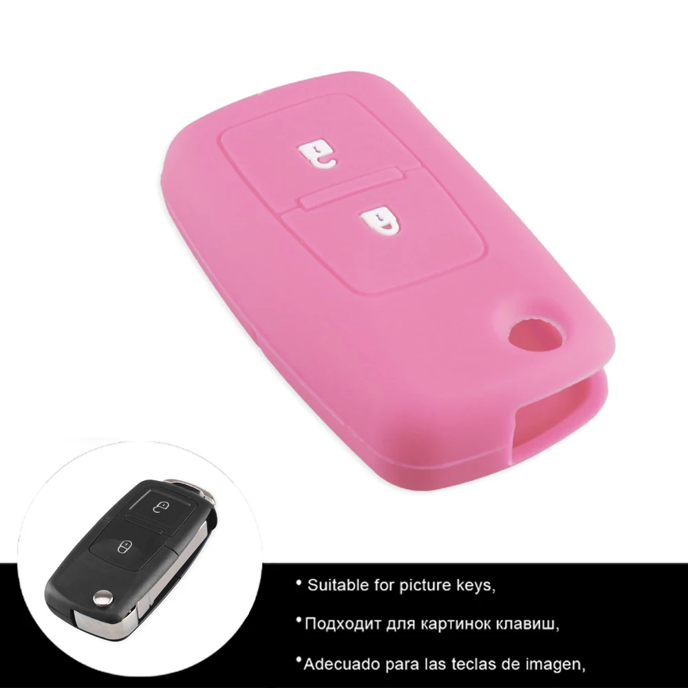 KEYYOU 10x For VW Golf Bora Jetta POLO GOLF Passat For Skoda Octavia A5 Fabia For SEAT Ibiza Leon Silicone Car Key Case 2/3BTN 9 KEYYOU 10x For VW Golf Bora Jetta POLO GOLF Passat For Skoda Octavia A5 Fabia For SEAT Ibiza Leon Silicone Car Key Case 2/3BTN - H2b6ec74dac3c40238940d9ee3597066cz
