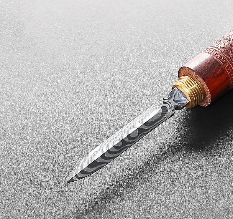 Нож для чайной церемонии игольчатый резак Puer Pry инструменты из нержавеющей стали деревянный нож Китайский кунг-фу чайный сервиз аксессуары чайная посуда чайные изделия