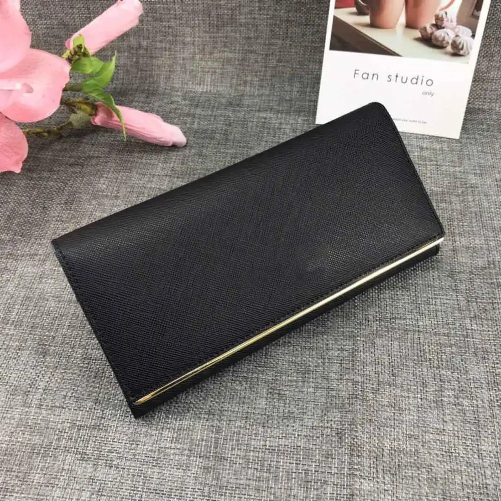 Роскошный женский кошелек из натуральной кожи высокого качества длинный модный