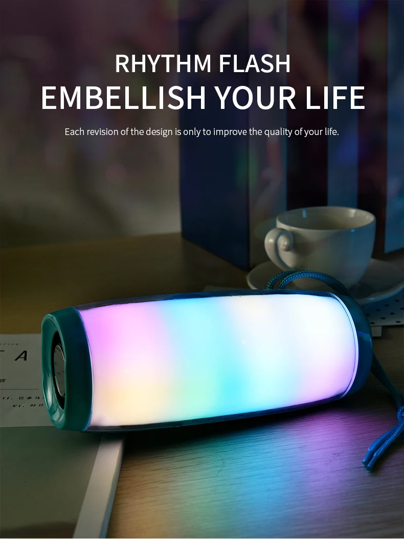 TG157 Bluetooth динамик портативный Открытый громкий динамик Беспроводная колонка 3D 10 Вт стерео музыка объемная Поддержка FM TFCard бас-бокс