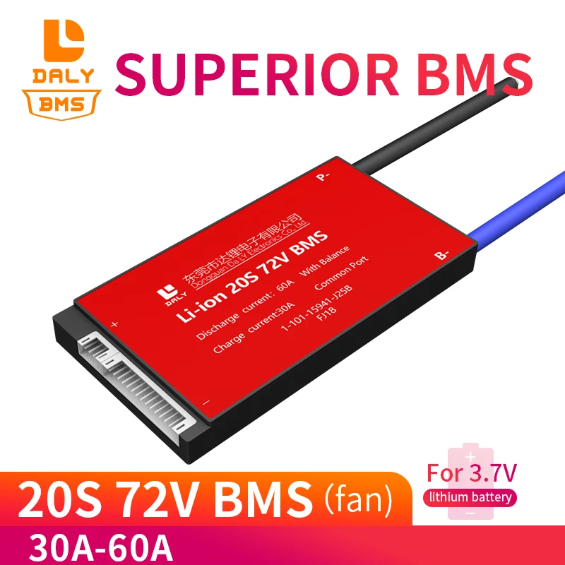 128 BMS 20S 72V 18650 30A 40A 50A 60A bms 74V литий полимерный аккумулятор 3 7 v pcm pcb для скутера
