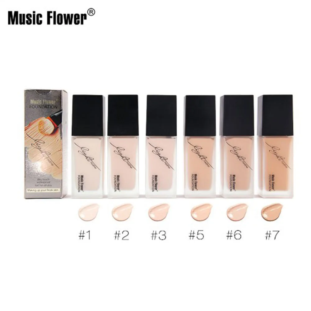 33ml Foundation Base Makeup Professional Face Matte Liquid Concealer Cream Full Coverage Waterproof Natural Cosmetic