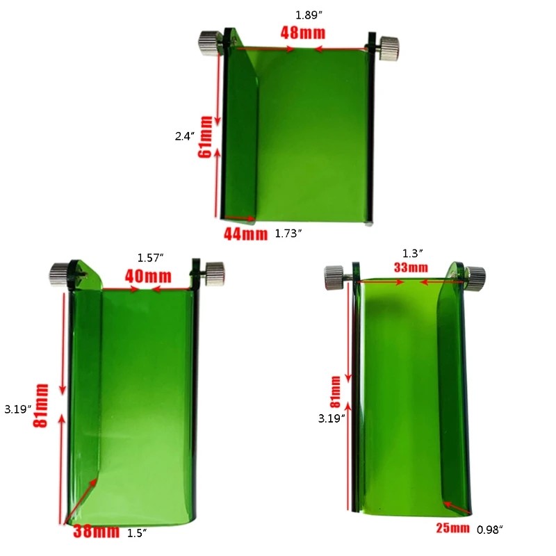 G6DA Lightweight Green Red 33mm 40mm 60mm Laser Glasses 190-540nm Eye Protection Safety Protective Cover Glasses Laser Tools laser safety goggles