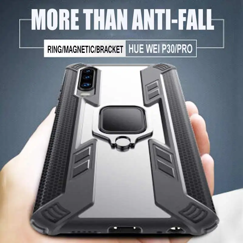 Роскошный защитный силиконовый чехол для телефона huawei P30 Pro mate 20X Honor 20 10 Lite 8X P Smart Y7 Y9 силиконовый чехол с кольцом