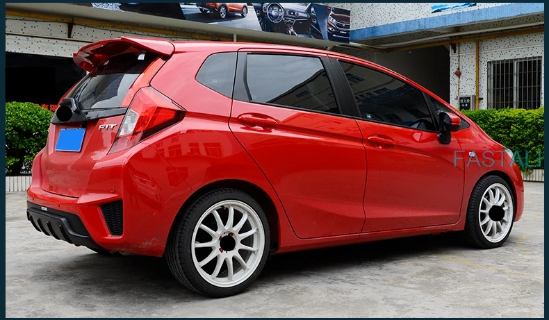 Для Honda FIT JAZZ-19 задний спойлер, задний спойлер, угол обзора, передняя и задняя губы, украшение, защищает от царапин, аксессуары GK5