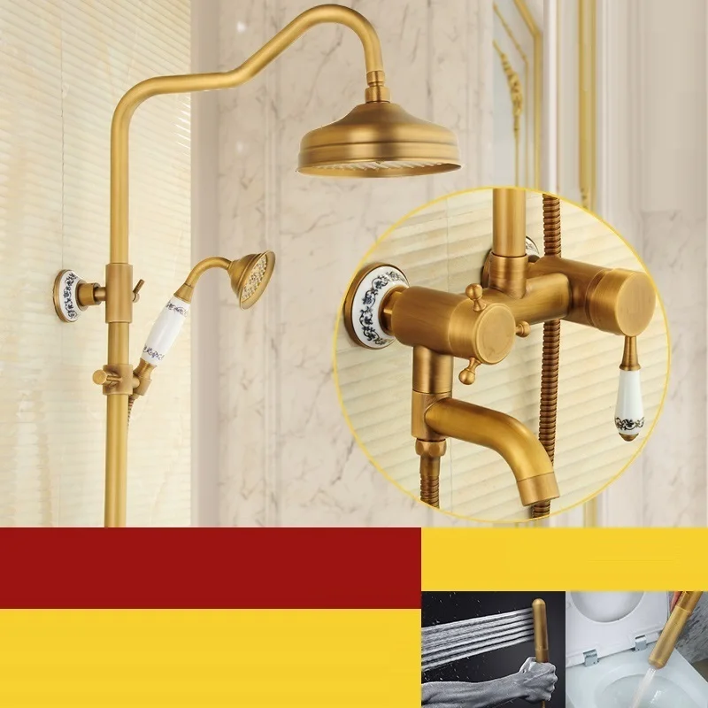 Набор для душа Doccia Doucheset Torneira Banheiro Lavabo Prysznic Dusche Preto Regadera Electronic Eletrico Chuveiro Ducha Douche