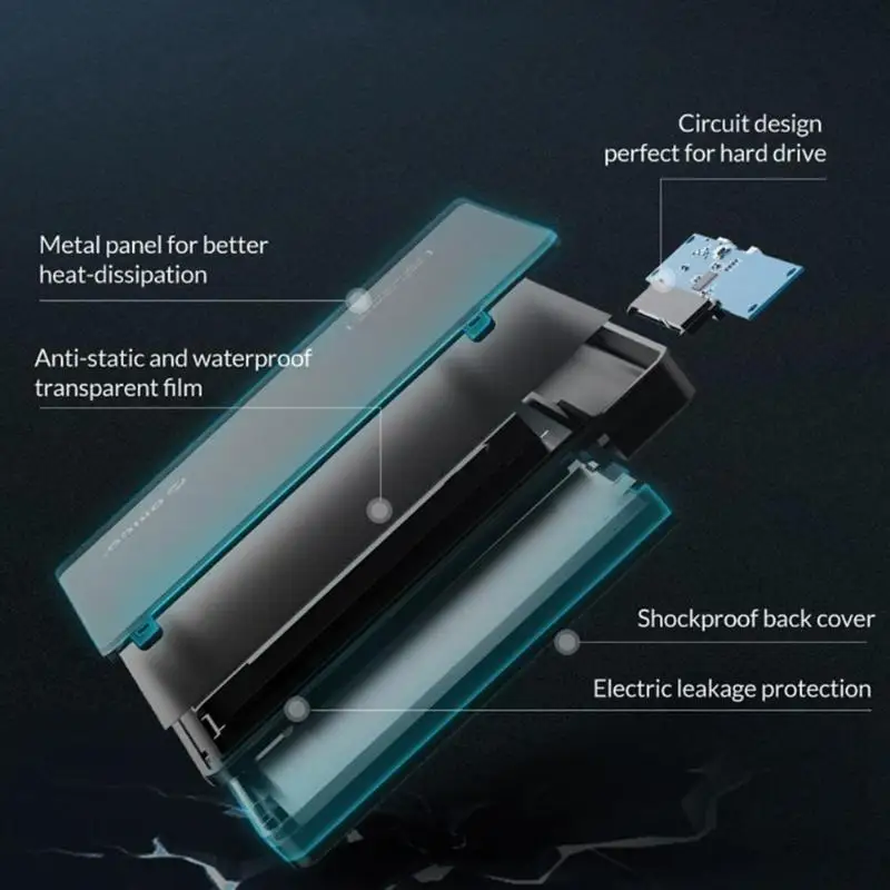 ORICO 2588C3-G2 2,5 дюйма SATA 3,0 для USB3.1 Gen2 type-C HDD чехол высокоскоростной жесткий диск 6 Гбит/с Внешний HDD корпус Newst