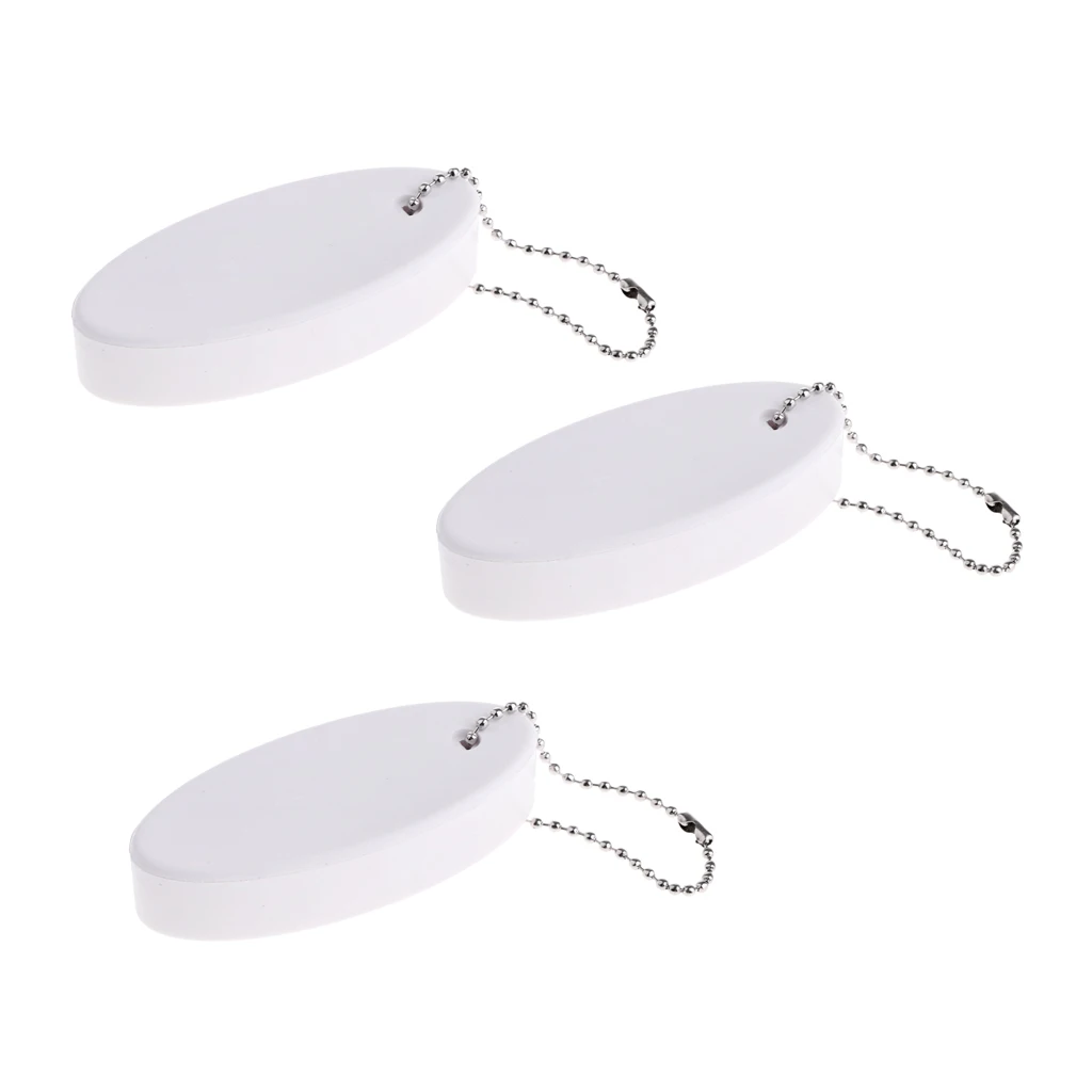 Bulk 3 Yachting Boating Swimming Fishing Marine Seaside Beach Sports Water Floating Keychain Keyring - Various Colors