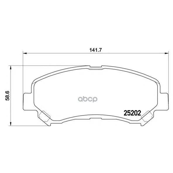 Колодки Тормозные Suzuki Kizashi 10- Передние С Инд.Износа Brembo P79028 Brembo арт. P79028