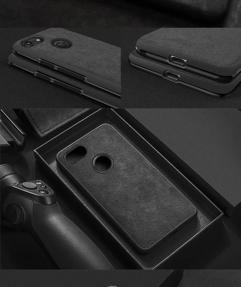 Итальянская замша как ткани кожаная задняя крышка для Google Pixel 3 XL Чехлы роскошный