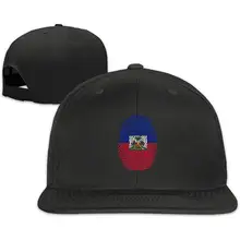 Унисекс Snapback Hat флаг Гаити отпечаток пальца регулируемая бейсболка