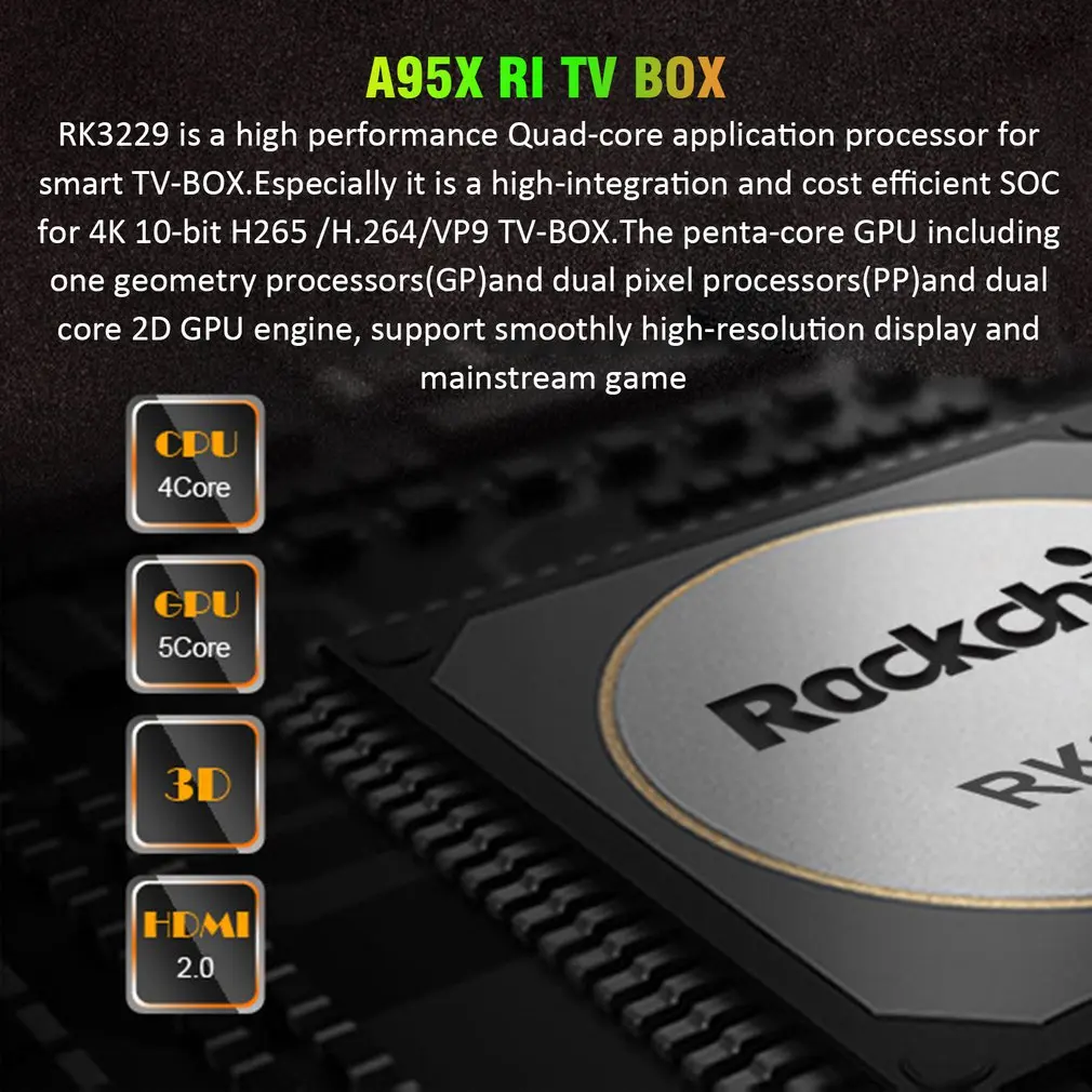 A95X R1 8 ГБ/16 ГБ Android 7,1 Smart tv Box 4K 3D Ultra HD медиаплеер четырехъядерный развлекательный медиаплеер телеприставка
