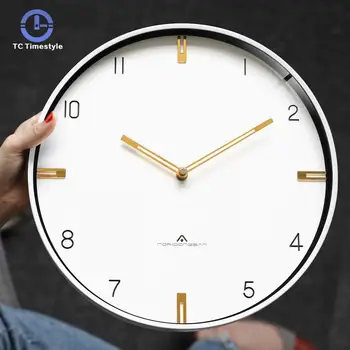 

Wall Clock Modern Minimalist Home Decoration Clock Study Living Room American Wall Charts Creative Personality Fashion Gift