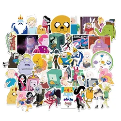 Lot de 10, 30 ou 50 autocollants étanches, imprimés de dessins animés, temps d'aventure, graffitis créatifs, pour Scooter, ordinateur portable, bagage, cadeau, vente en gros 