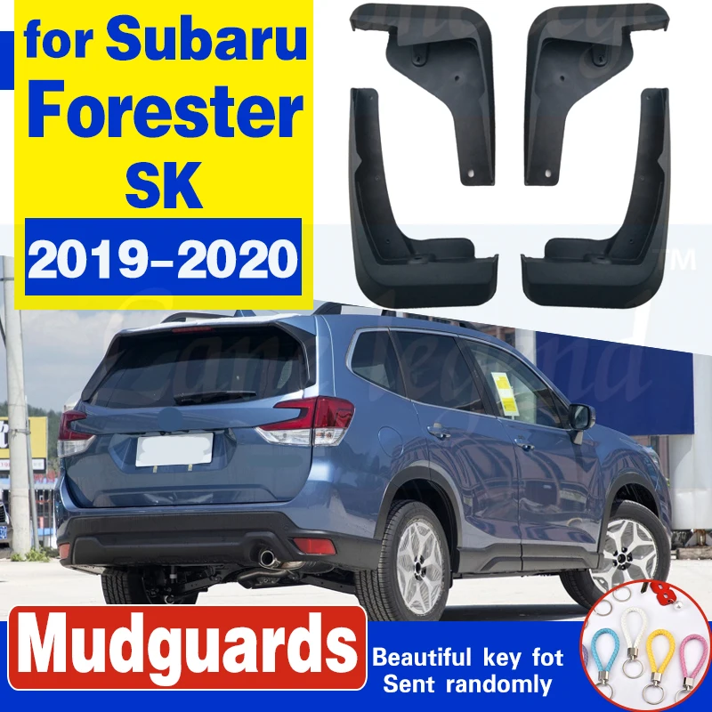 Set Molded Mud Flaps For Subaru Forester SK 2019 on Mudflaps Splash