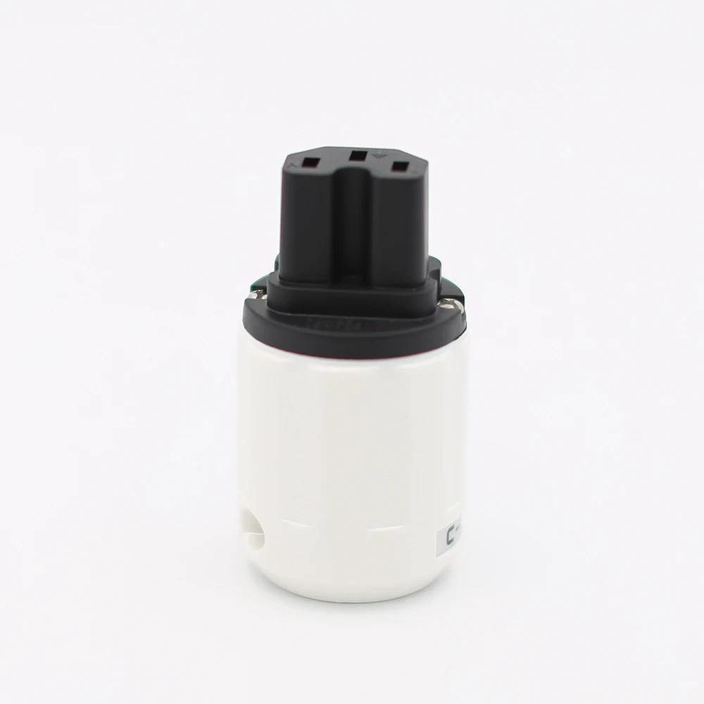 Кусок HIFI C-320 IEC Famale Разъем DIY сетевой кабель питания разъем