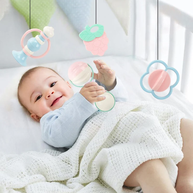 

14PCS Set Rattle Teether Baby Bottle Gift Toddler Toy
