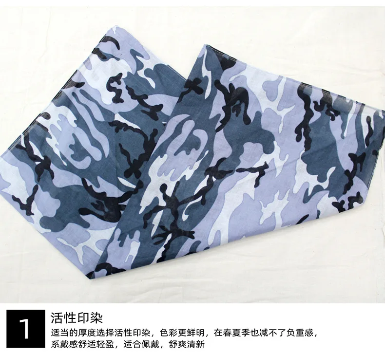 mens red scarf Outdoor Cycling Headband Military Tactical Camouflage Print Unisex Cotton Pocket Square Scarf Hip-Hop Wristband Neck Tie hair scarf for men