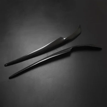 

For Mitsubishi Lancer Carbon Fiber EVO X Eyebrow Trims 2pcs Headlight Eyelid