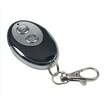 

433MHZ Garage Door 11mA Smart Metal Durable Fob Universal Car Two Keys Electric Gate Cloner Remote Control Replacement DC6V