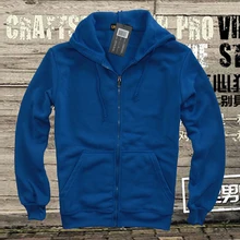 Пальто из флиса с капюшоном на молнии в США; сезон весна-осень-зима; большие размеры; мужское теплое флисовое пальто черного цвета(China)