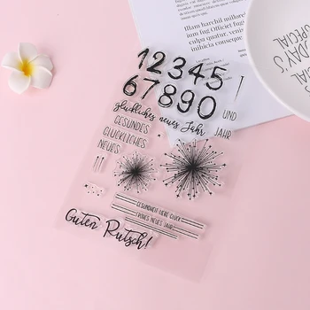 

Fireworks DIY Silicone Clear Stamp Cling Seal Scrapbook Embossing Album Decor