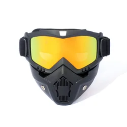 Kids Full Face Tactical Mask for Gel Soft Blaster Games and Shooting Adventures (Gold)