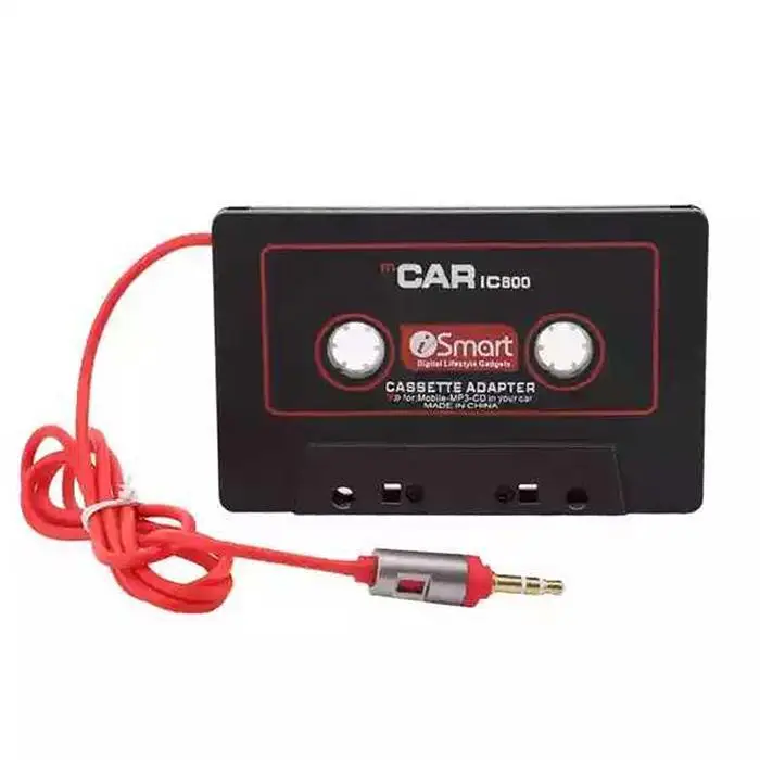 Автомобильный Кассетный адаптер кассеты MP3-плеер конвертер для iPod для iPhone Mp3 AUX кабель CD плеер 3,5 мм разъем