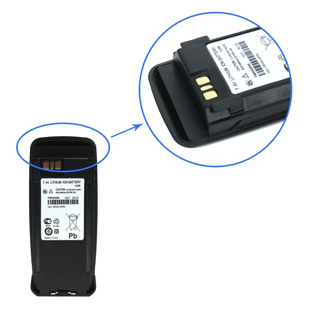 2X7,4 v 1800 мА/ч, литий-ионный аккумулятор для Motorola PMNN4065 DR3000 DP3400 DP3401 DP3600 DP3601 DGP4150/+ DGP6150/+ MTR2000 MTR3000