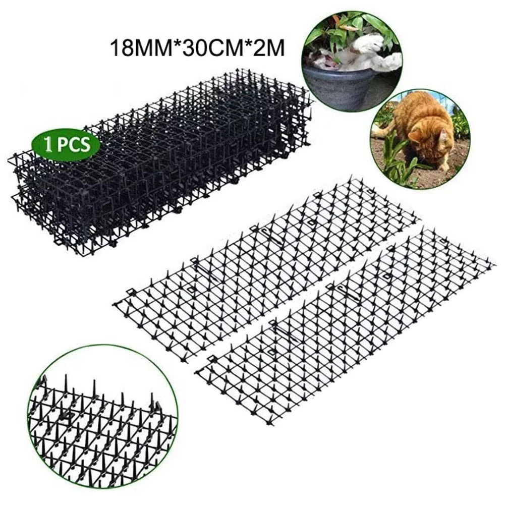 

Anti-Cat Pricking Pad Thorn Garden Plastic Nail Pad Animal Repeller Cat Dog Mosquito Repellent Nail Green Plant Protection Tool