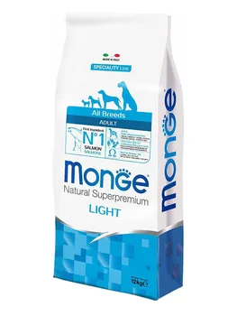 

MONGE MONGE SPECIALITY DOG LIGHT diet for adult dogs of all breeds with salmon and rice