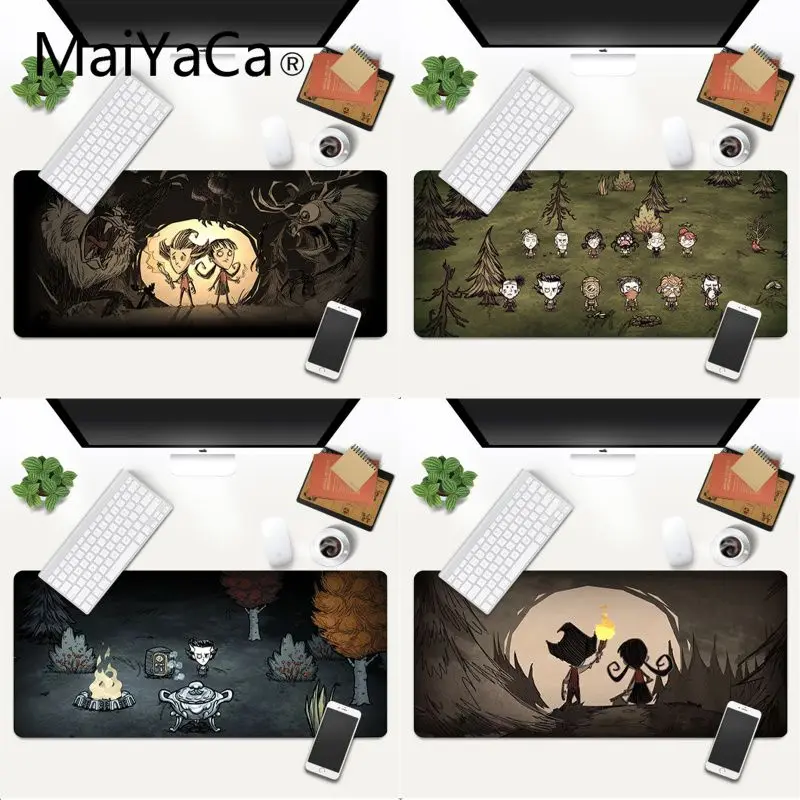 

MaiYaCa Simple Design Dont Starve Mats game Rubber Pad to Mouse Game Gaming Mouse Mat xl xxl 600x300mm for Lol world of warcraft